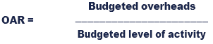 Step 2 - Calculate The Overhead Absorbed By Actual Activity